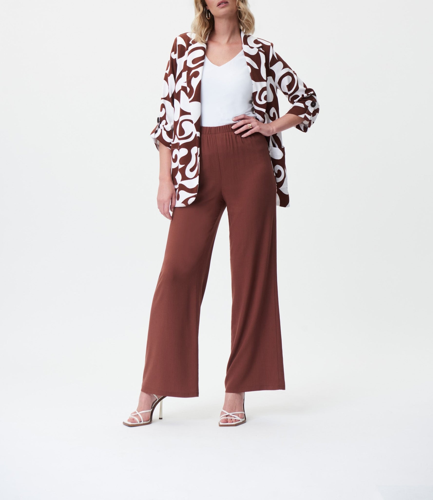 Full Length Flowy Pant | Espresso