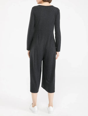 Zip Jumpsuit | Black Aspen