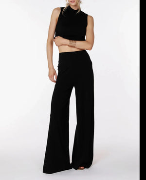 Wide Leg Pant | Black 