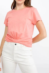 DREAM ON TWIST TEE SHELL | PINK