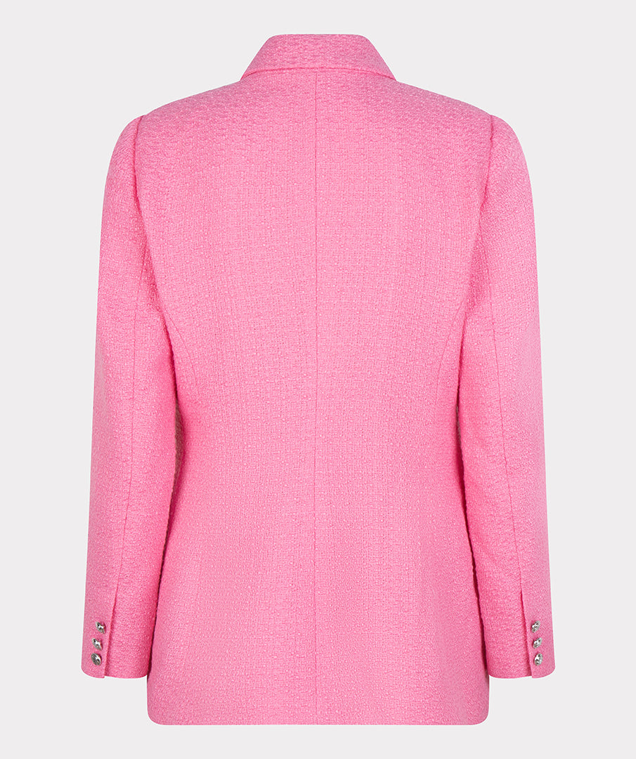 Double Button Blazer | Pink