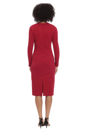 Sweatheart Midi Dress | Scarlet Sage