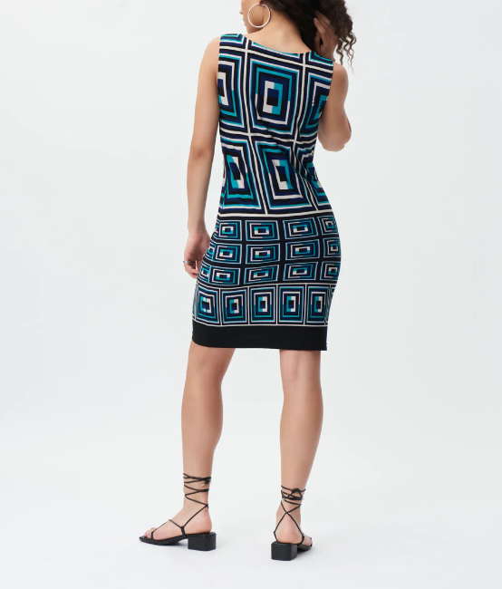 Sheath Dress | Black/Multi