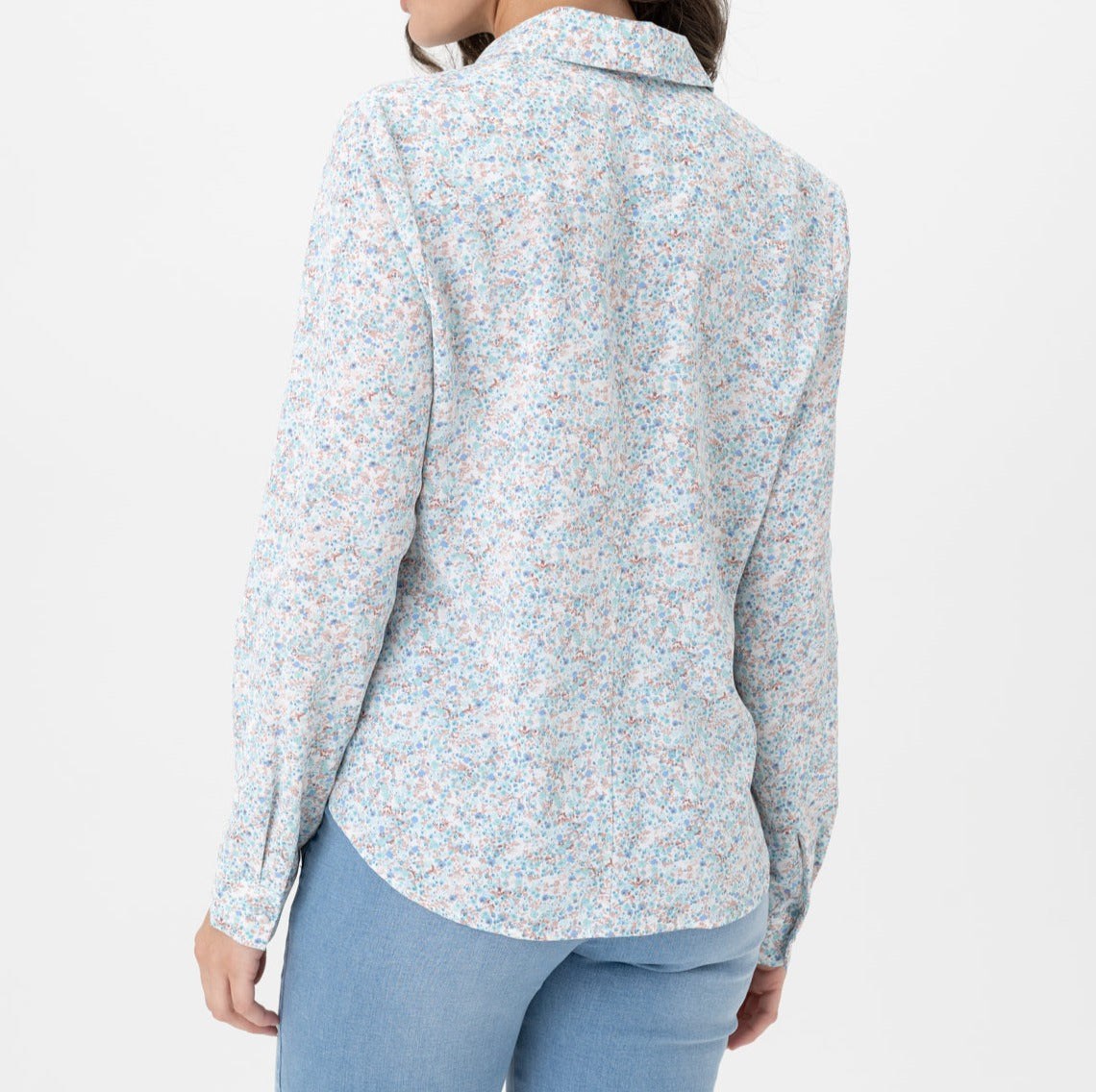 Ditsy Print Blouse | Evergreen