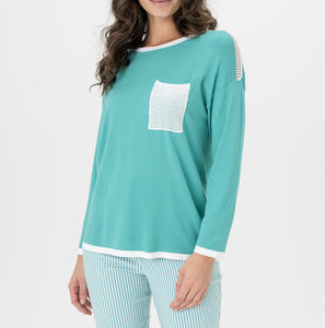 T-Shirt Sweater | Evergreen