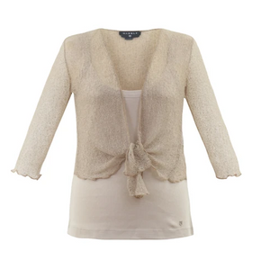 Open Knit Airy Cardi Wrap