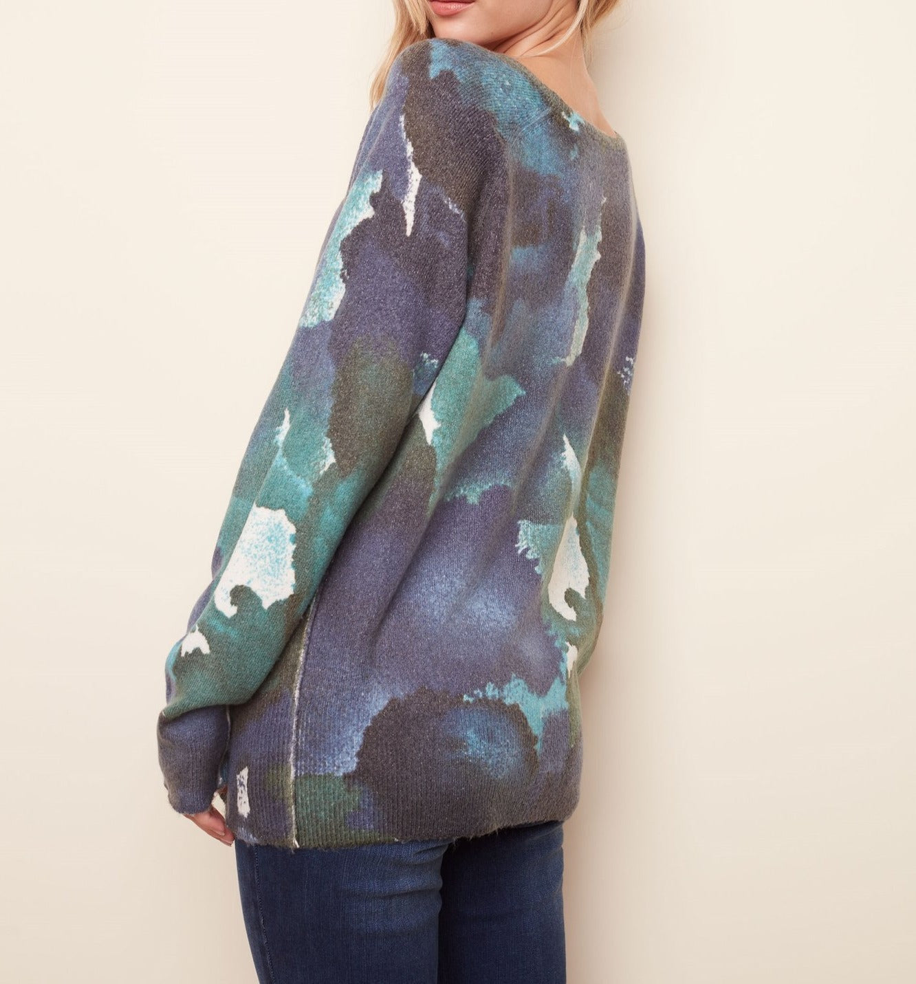 Reversible Printed Sweater