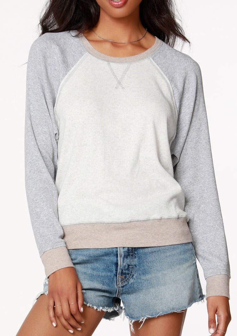 L/S Raglan Crewneck top | Bobi LA