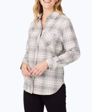 Boyfriend Flannel Blouse | Ivory