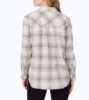 Boyfriend Flannel Blouse | Ivory