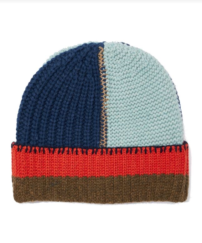 Patchwork Beanie | Deep Teal