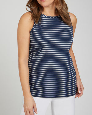 Navy Stripe Tank 