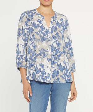 Pintuck Blouse | Belle Meade