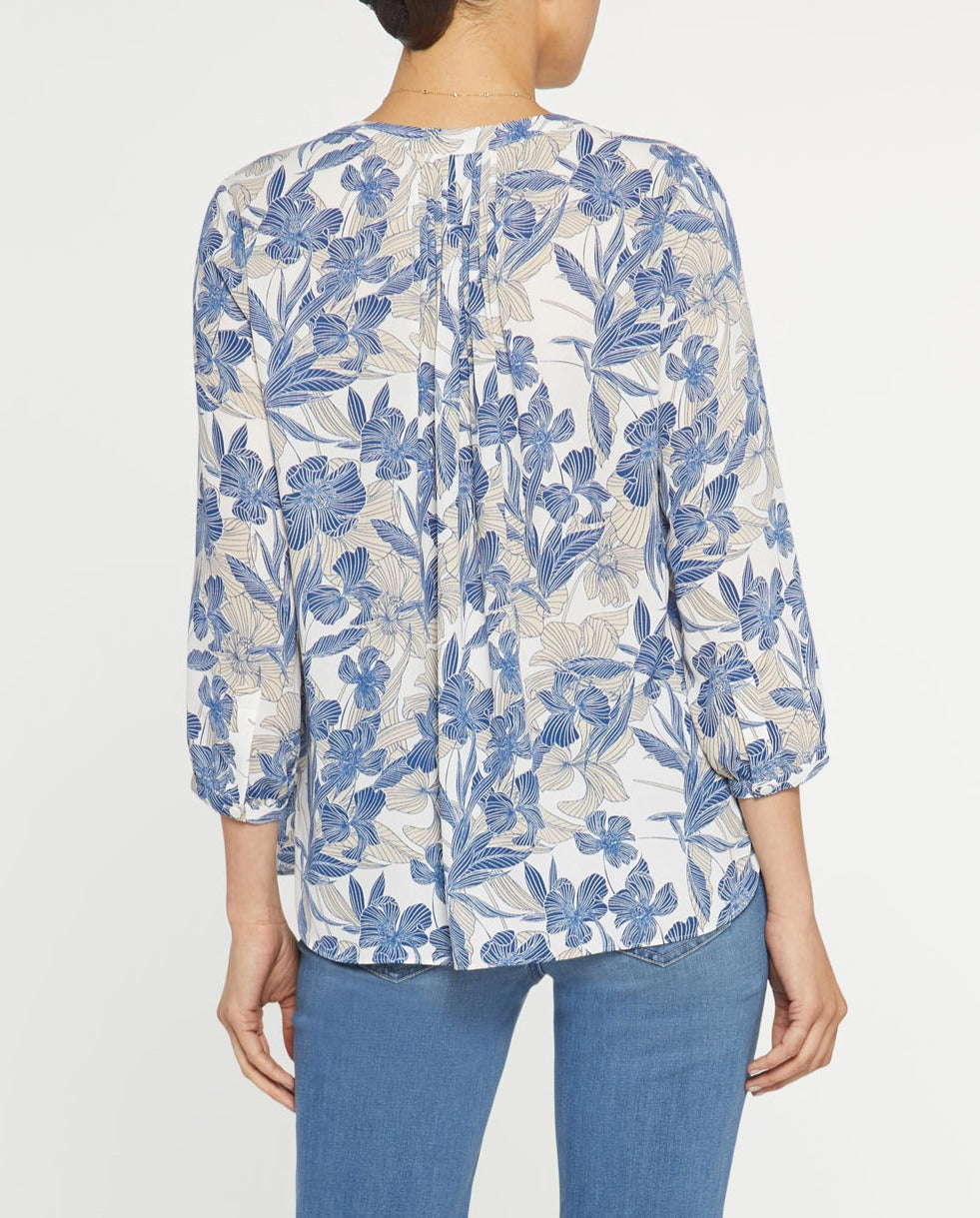 Pintuck Blouse | Belle Meade