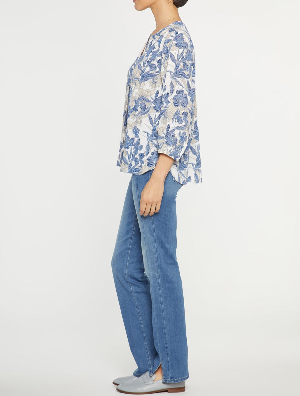 Pintuck Blouse | Belle Meade