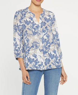 Pintuck Blouse | Belle Meade