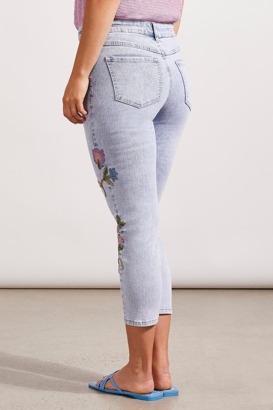 Audrey's Slim Capris | Blue Whisper