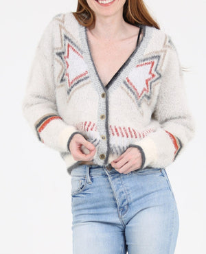 Button Front Cardigan | Ivory